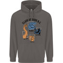 Class of 2000 BC Funny Dinosaur T-Rex Mens 80% Cotton Hoodie Charcoal
