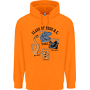 Class of 2000 BC Funny Dinosaur T-Rex Mens 80% Cotton Hoodie Orange