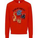Class of 2000 BC Funny Dinosaur T-Rex Mens Sweatshirt Jumper Bright Red