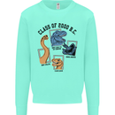 Class of 2000 BC Funny Dinosaur T-Rex Mens Sweatshirt Jumper Peppermint