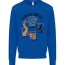 Class of 2000 BC Funny Dinosaur T-Rex Mens Sweatshirt Jumper Royal Blue