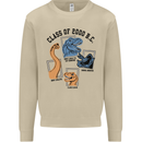 Class of 2000 BC Funny Dinosaur T-Rex Mens Sweatshirt Jumper Sand