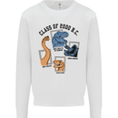 Class of 2000 BC Funny Dinosaur T-Rex Mens Sweatshirt Jumper White