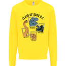 Class of 2000 BC Funny Dinosaur T-Rex Mens Sweatshirt Jumper Yellow