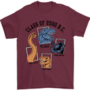 Class of 2000 BC Funny Dinosaur T-Rex Mens T-Shirt 100% Cotton Maroon