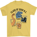 Class of 2000 BC Funny Dinosaur T-Rex Mens T-Shirt 100% Cotton Yellow