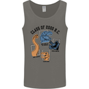 Class of 2000 BC Funny Dinosaur T-Rex Mens Vest Tank Top Charcoal