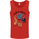 Class of 2000 BC Funny Dinosaur T-Rex Mens Vest Tank Top Red