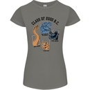 Class of 2000 BC Funny Dinosaur T-Rex Womens Petite Cut T-Shirt Charcoal
