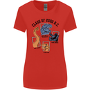 Class of 2000 BC Funny Dinosaur T-Rex Womens Wider Cut T-Shirt Red
