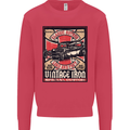 Classic Hotrod Vintage Iron Hot Rod Dragster Kids Sweatshirt Jumper Heliconia