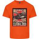 Classic Hotrod Vintage Iron Hot Rod Dragster Kids T-Shirt Childrens Orange