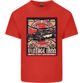 Classic Hotrod Vintage Iron Hot Rod Dragster Kids T-Shirt Childrens Red