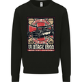 Classic Hotrod Vintage Iron Hot Rod Dragster Mens Sweatshirt Jumper Black