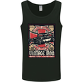 Classic Hotrod Vintage Iron Hot Rod Dragster Mens Vest Tank Top Black