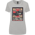 Classic Hotrod Vintage Iron Hot Rod Dragster Womens Wider Cut T-Shirt Sports Grey