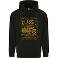 Classic Legend Riders Club Motorbike Biker Mens Hoodie Black