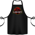 Classic Motorcycle Parts Motorbike Biker Cotton Apron 100% Organic Black
