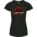 Classic Motorcycle Parts Motorbike Biker Womens Petite Cut T-Shirt Black