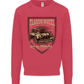 Classic Wheel Motorcycle Motorbike Biker Kids Sweatshirt Jumper Heliconia