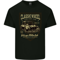 Classic Wheel Motorcycle Motorbike Biker Kids T-Shirt Childrens Black