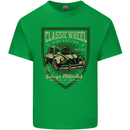 Classic Wheel Motorcycle Motorbike Biker Kids T-Shirt Childrens Irish Green