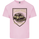 Classic Wheel Motorcycle Motorbike Biker Kids T-Shirt Childrens Light Pink
