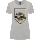 Classic Wheel Motorcycle Motorbike Biker Womens Wider Cut T-Shirt Sports Grey