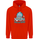Climate Change Dont Be Trashy Environment Childrens Kids Hoodie Bright Red