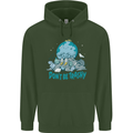 Climate Change Dont Be Trashy Environment Childrens Kids Hoodie Forest Green