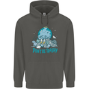 Climate Change Dont Be Trashy Environment Childrens Kids Hoodie Storm Grey