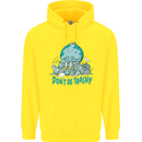 Climate Change Dont Be Trashy Environment Childrens Kids Hoodie Yellow