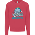 Climate Change Dont Be Trashy Environment Kids Sweatshirt Jumper Heliconia