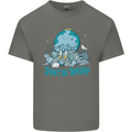 Climate Change Dont Be Trashy Environment Kids T-Shirt Childrens Charcoal