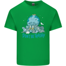 Climate Change Dont Be Trashy Environment Kids T-Shirt Childrens Irish Green