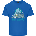 Climate Change Dont Be Trashy Environment Kids T-Shirt Childrens Royal Blue