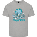 Climate Change Dont Be Trashy Environment Kids T-Shirt Childrens Sports Grey