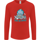 Climate Change Dont Be Trashy Environment Mens Long Sleeve T-Shirt Red
