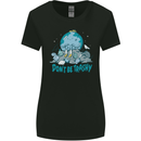 Climate Change Dont Be Trashy Environment Womens Wider Cut T-Shirt Black