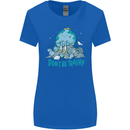 Climate Change Dont Be Trashy Environment Womens Wider Cut T-Shirt Royal Blue