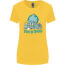 Climate Change Dont Be Trashy Environment Womens Wider Cut T-Shirt Yellow