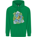 Climate Change Earth Destruction Nuclear War Childrens Kids Hoodie Irish Green
