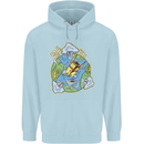 Climate Change Earth Destruction Nuclear War Childrens Kids Hoodie Light Blue