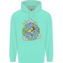 Climate Change Earth Destruction Nuclear War Childrens Kids Hoodie Peppermint