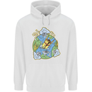 Climate Change Earth Destruction Nuclear War Childrens Kids Hoodie White