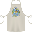 Climate Change Earth Destruction Nuclear War Cotton Apron 100% Organic Natural