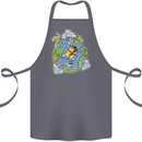 Climate Change Earth Destruction Nuclear War Cotton Apron 100% Organic Steel