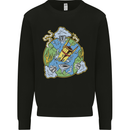 Climate Change Earth Destruction Nuclear War Kids Sweatshirt Jumper Black