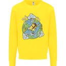 Climate Change Earth Destruction Nuclear War Kids Sweatshirt Jumper Yellow