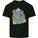 Climate Change Earth Destruction Nuclear War Kids T-Shirt Childrens Black
